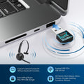 Mopchnic Bluetooth Wireless Headset Black Wireless Headphone by Deal US