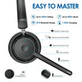 Mopchnic Bluetooth Wireless Headset Black Wireless Headphone by Deal US