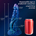 JJYUYUE 8.7in Dragon Silicone Dildo Huge Anal Suction Cup Adult Toy Blue by Deal US