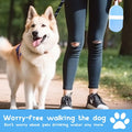 Maatouna Dog Water Bottle Foldable Leak-Proof Portable Outdoor Yellow by Deal US