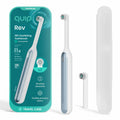 QuipRev 360 Oscillating Rechargeable Electric Toothbrush Soft Bristles Blue Mist by Deal US