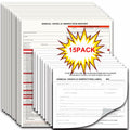 KIKIGO DOT Inspection Forms Annual Vehicle Report 2-Ply 3-Ply Carbonless 15 Pack by Deal US