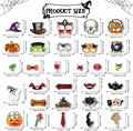 Generic Halloween Photo Booth Props 31 PCS Yellow Cartoon Paper Party by Deal US