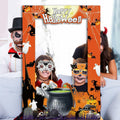 Generic Halloween Photo Booth Props 31 PCS Yellow Cartoon Paper Party by Deal US