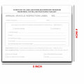 KIKIGO DOT Inspection Forms Annual Vehicle Report 2-Ply 3-Ply Carbonless 15 Pack by Deal US