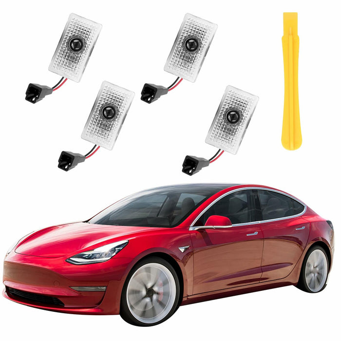 SPOBODY Car Door Logo Projector Puddle Lights 3D Laser 4pcs by Deal US