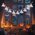 CRAFLOX Pink Halloween Garland Ghost Decor 6.6Ft Wooden Beads Small by Deal US