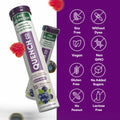 Quench Pre Workout Effervescent Tablets Vegan Keto 60 Count Mixed Berry by Deal US