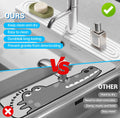LZMYIVE Faucet Mat Kitchen Sink 24'' White Diatomite Quick Drying Stone Tray by Deal US