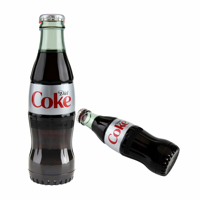 Diet Coke Bottle Shaped Bluetooth Speaker Wireless Deep Bass AUX Black by Deal US