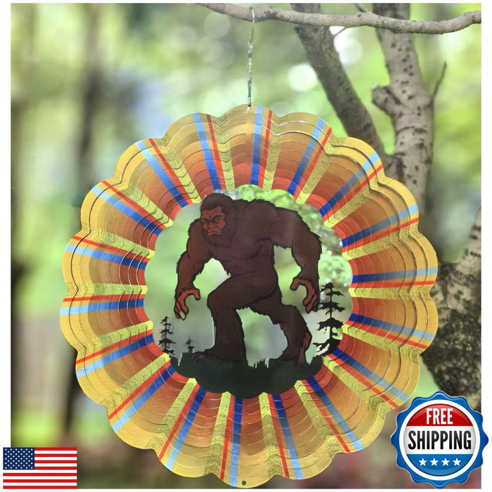 MILLCLOUD Bigfoot Wind Spinner Outdoor Garden Decor 3D Visual Effect by Deal US
