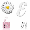 MISHANIER 4 Pcs Alphabet Charms for Bogg Bag Accessories Decorative Insert by Deal US