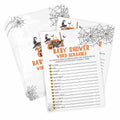 Tuyashua Halloween Baby Shower Word Scramble Game 30 Cards WY06 by Deal US