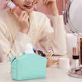 HAOGUAGUA Waterproof Makeup Bag Pouch Purse Organizer Medium Green 1pc by Deal US