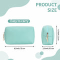 HAOGUAGUA Waterproof Makeup Bag Pouch Purse Organizer Medium Green 1pc by Deal US