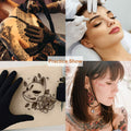 Lyuxzad Tattoo Practice Skins 10 Sheets 7.4x5.6in Double-Sided Silicone Multi by Deal US