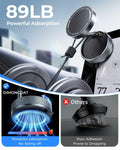 Vacuum Magnetic Phone Holder 360° Mount for MagSafe Strong Suction iPhone 15/16 by Deal US