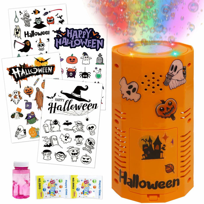 KYUKUDZ Halloween Bubble Machine Portable Automatic Lights Sound DIY by Deal US