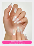 Nelikoo Semi Cured Gel Nail Strips 30 pcs Daisy Delight Floral Wraps by Deal US