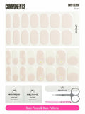 Nelikoo Semi Cured Gel Nail Strips 30 pcs Daisy Delight Floral Wraps by Deal US