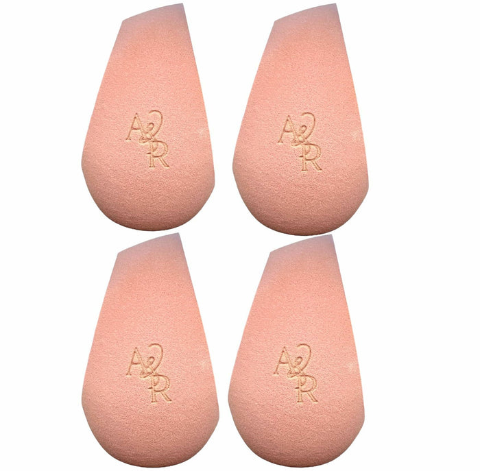Generic A&R Beauty Blender Sponge Set 4 Pcs Browinsh Pink Latex Free by Deal US