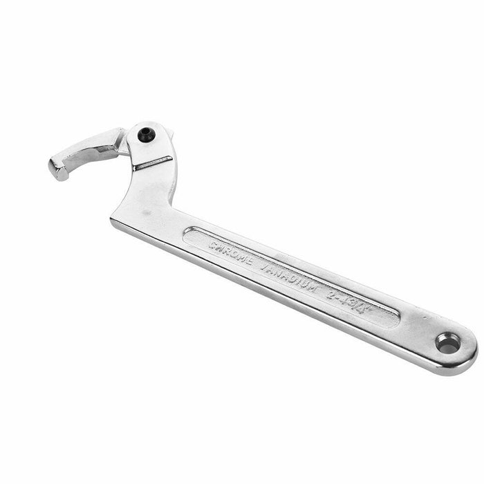 Eowpower Chrome Vanadium Adjustable Hook Wrench C Spanner 115-170mm by Deal US