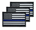 Ceclflag 3Pcs Police Flag Patch 2x3 Inch Tactical Embroidered Armband by Deal US
