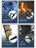 LOMAZH Cable Zip Ties 50pcs 12.2in Black Nylon 250lbs Tensile Strength by Deal US