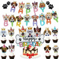 Generic Veewon Dog Faces Claws Party Banner Colorful Paper Medium by Deal US