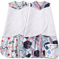 GUNTAIL Baby Sleep Sack Swaddle 3Way Adjustable Rayon Cotton Banana&Flower 6-12M by Deal US