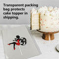 HEYUWING Red Glitter Lipstick 39 Girl Cake Topper Picks Paper Decor by Deal US