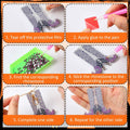 Remuuly Halloween 5D Diamond Art Elf Legs Keychains Double Sided 20 Pcs by Deal US