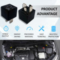 Alikkash Mini ISO Automotive Relay 90987-02025 12V 80A 4 PIN by Deal US
