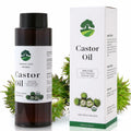 Fuuerds Organic Castor Oil Cold Pressed Unrefined Hair Skin Lashes 8.8oz by Deal US