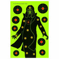 WEIMIKE Shooting Targets 12x18in Splatter Silhouette Paper Black Yellow Red by Deal US