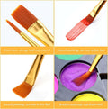 AROIC 10 Pcs Acrylic Paint Brush Set Nylon Hair Watercolor Oil Paint by Deal US