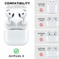 OFELUMTIZE AirPods 4th Gen Case Cover Dark Grey Silicone Game Console by Deal US