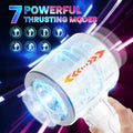 Foreglad Automatic Male Masturbator 7 Modes Dual Open-Ended White by Deal US