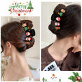 XEININVU Christmas Hair Claw Clip Velvet Large Santa Gingerbread 1Pc by Deal US