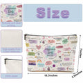 CVYW Christian Makeup Bag Bible Verse Promesas de Dios Para Mi 9.8x7.9x1.8 by Deal US