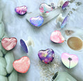 Luhoit Expanding Heart Shape Glass Phone Grip Stand Pink LSF5C by Deal US