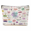 CVYW Christian Makeup Bag Bible Verse Promesas de Dios Para Mi 9.8x7.9x1.8 by Deal US