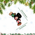 XEININVU Christmas Hair Claw Clip Velvet Large Santa Gingerbread 1Pc by Deal US