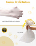 KONE Cat Litter Box Liners Jumbo Large Drawstring 36x18 30 Count by Deal US