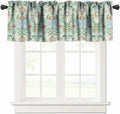 Focusbrite William Morris Floral Insulated Curtain Valance 54x18in 1 Panel by Deal US