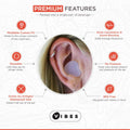 Vibes Silicone Ear Plugs Waterproof Moldable Gel Noise Blocking 6 Pairs by Deal US