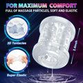 Foreglad Automatic Male Masturbator 7 Modes Dual Open-Ended White by Deal US