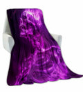 amepay Purple Skull Plush Flannel Throw Blanket 60x50 Inch by Deal US