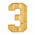Valguri Wooden Charcuterie Number Fillable Board Box Large Reusable by Deal US