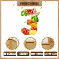 Valguri Wooden Charcuterie Number Fillable Board Box Large Reusable by Deal US